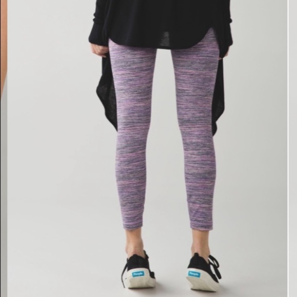 Lululemon High Times Space Dye Purple Size 4 - Picture 3 of 11